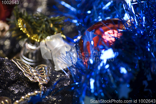 Image of Christmas and New Year decorations  