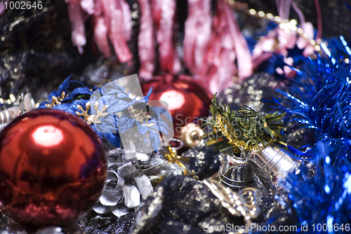Image of Christmas and New Year decorations  