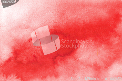 Image of Red aquarelle