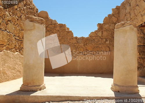 Image of Ruins of ancient colonnade 