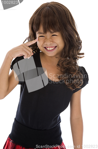 Image of girl with a huge smile