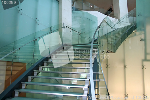 Image of Glass stairs