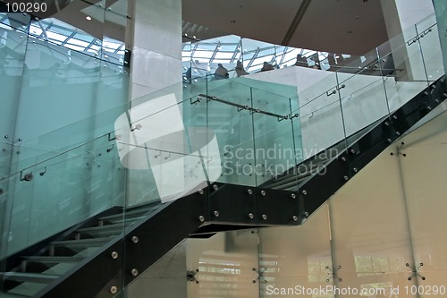 Image of Glass stairs