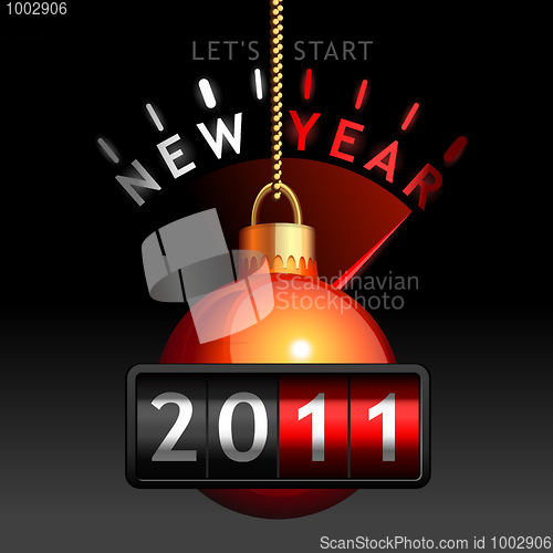 Image of 2011 counter on the dashboard