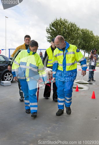 Image of Emergency services in action