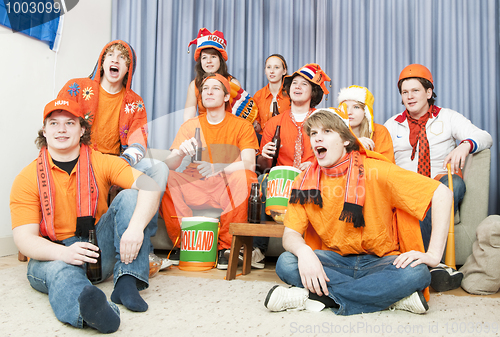 Image of Cheering fans
