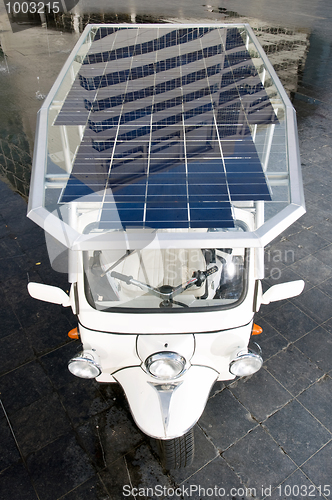 Image of Solar powered tuc tuc