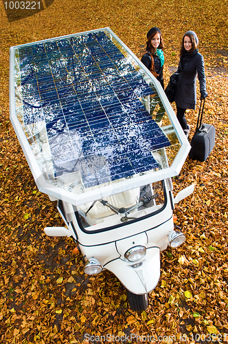 Image of Solar powered tuc tuc 