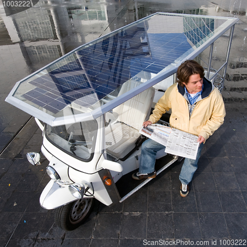 Image of Solar powered tuc tuc 