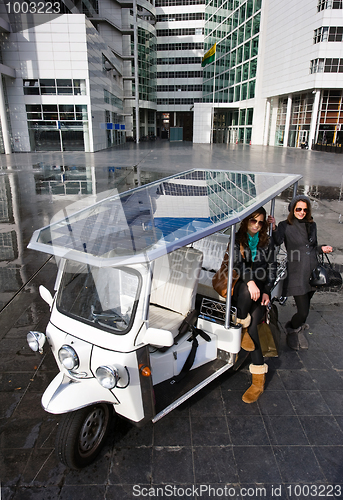 Image of Solar powered tuc tuc