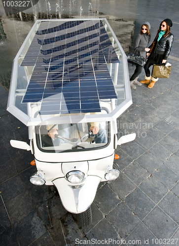 Image of Solar powered tuc tuc