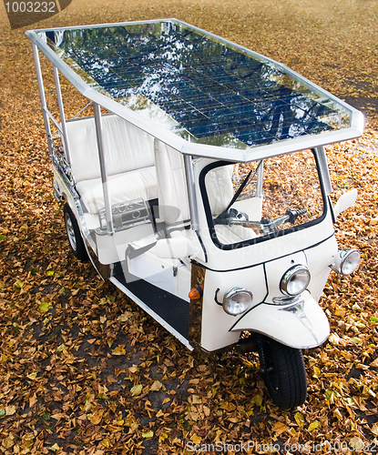 Image of Solar powered tuc tuc