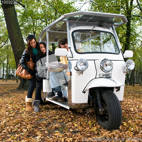 Image of Solar powered tuc tuc