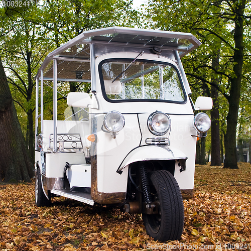 Image of Solar powered tuc tuc