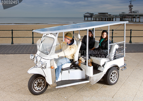 Image of Solar powered tuc tuc