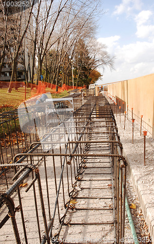 Image of Construction on the lake.