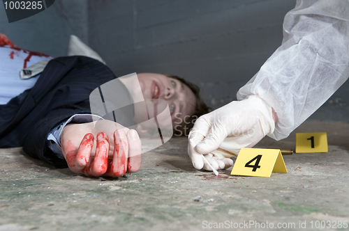 Image of Collecting evidence