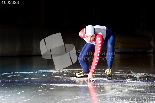 Image of Speed skating start