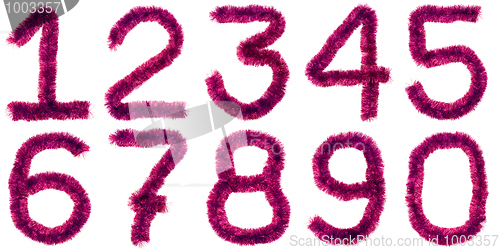 Image of Red digits