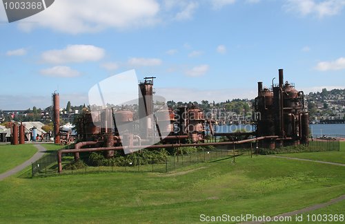 Image of Gasworks Park at Seattle Washington