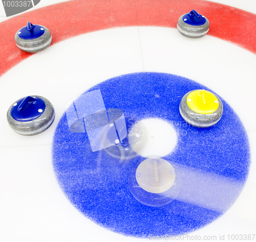 Image of Winning shot at curling