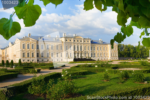 Image of Rundale palace, was built in 1740. Architect: Francesco Bartolom