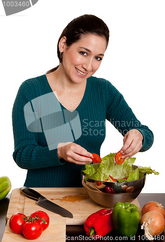 Image of Organic Salad preparation