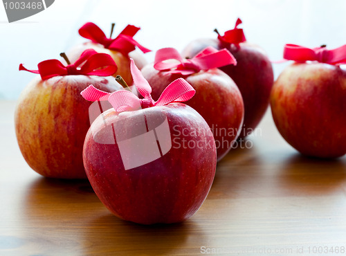 Image of Red Christmas apples