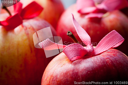 Image of Red Christmas apples