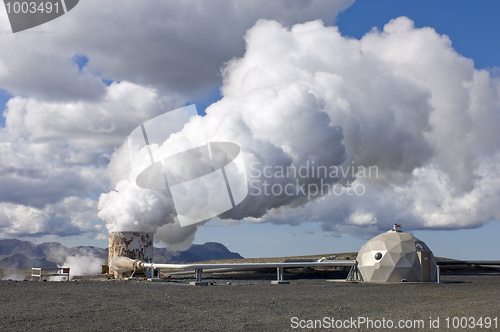 Image of Geothermical hot water supply well