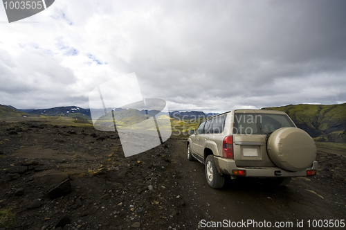 Image of Driving in Landmannarlaugar