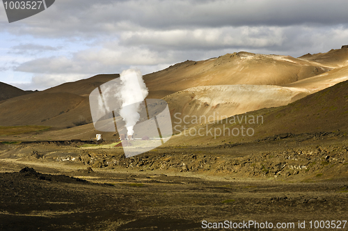 Image of Krafla Geothermal Power plant