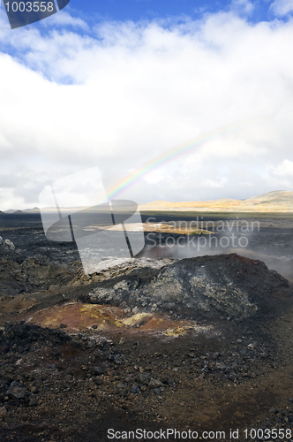 Image of Volcanic rainbow