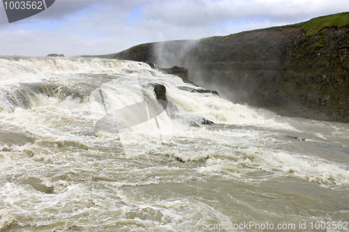 Image of Dettifoss close up