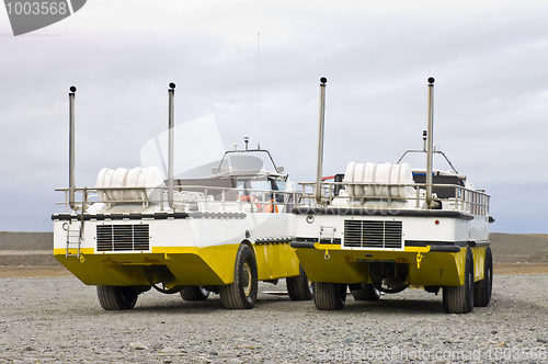 Image of Two Amphibian crafts