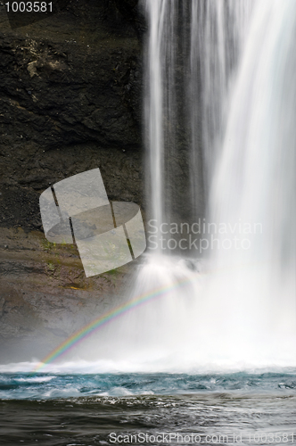 Image of Rhyolite falls Rainbow