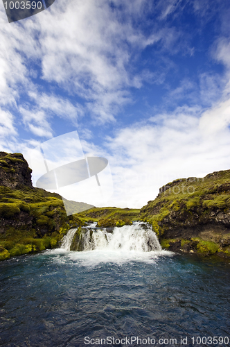 Image of Landmannalaugar Waterfall