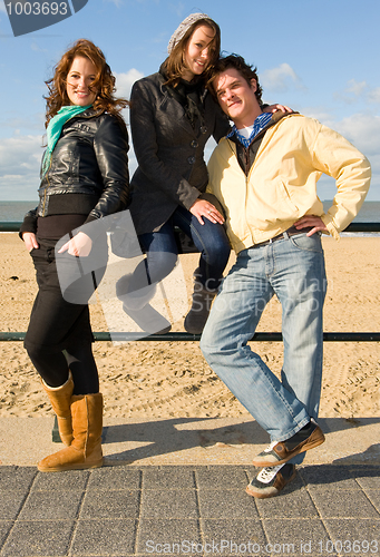 Image of Friends at the beach