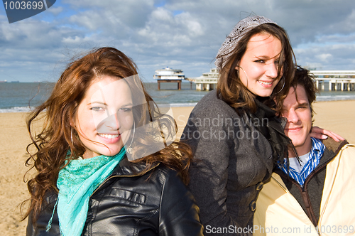 Image of Friends on the beach