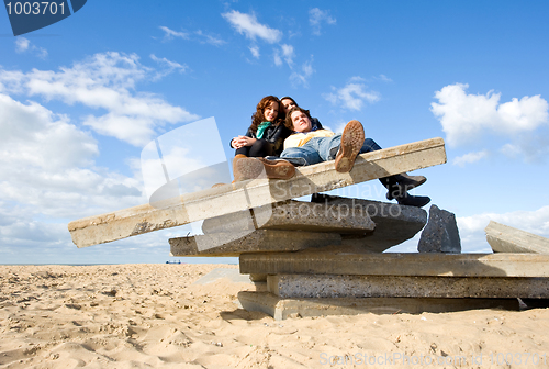 Image of Autumn on the beach