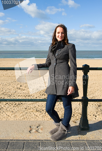 Image of Woman on the beach