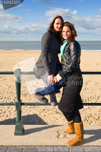 Image of Friends on the beach