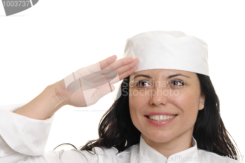 Image of Chef Saluting