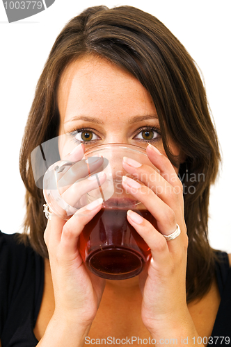 Image of Drinking tea