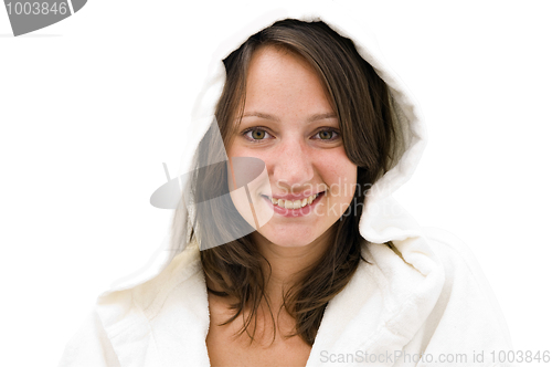 Image of woman with hood