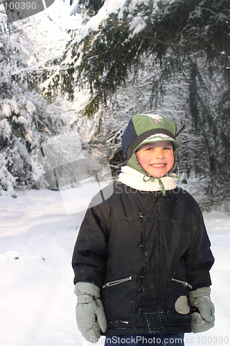 Image of Child in Winter