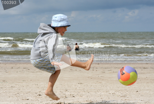 Image of Playing at the Beach