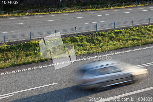 Image of Car in motion