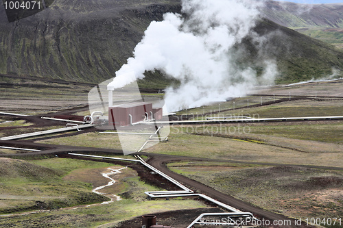 Image of Geothermal power station