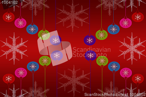 Image of Beautiful abstract christmas light background 